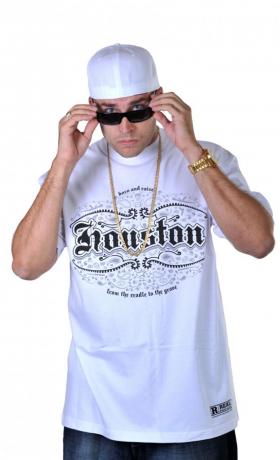 Bílé triko Houston